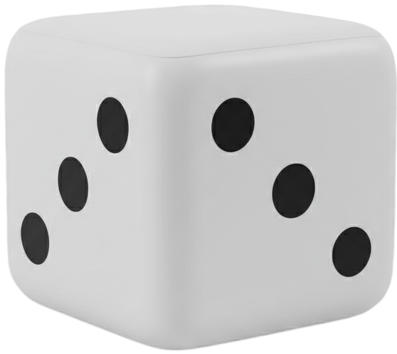 Pure White Dice